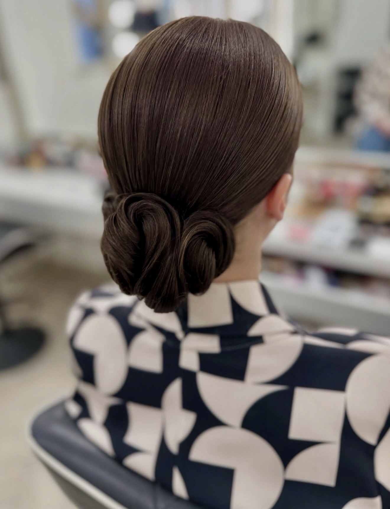 Elegant Double Low Buns With Smooth Finish
