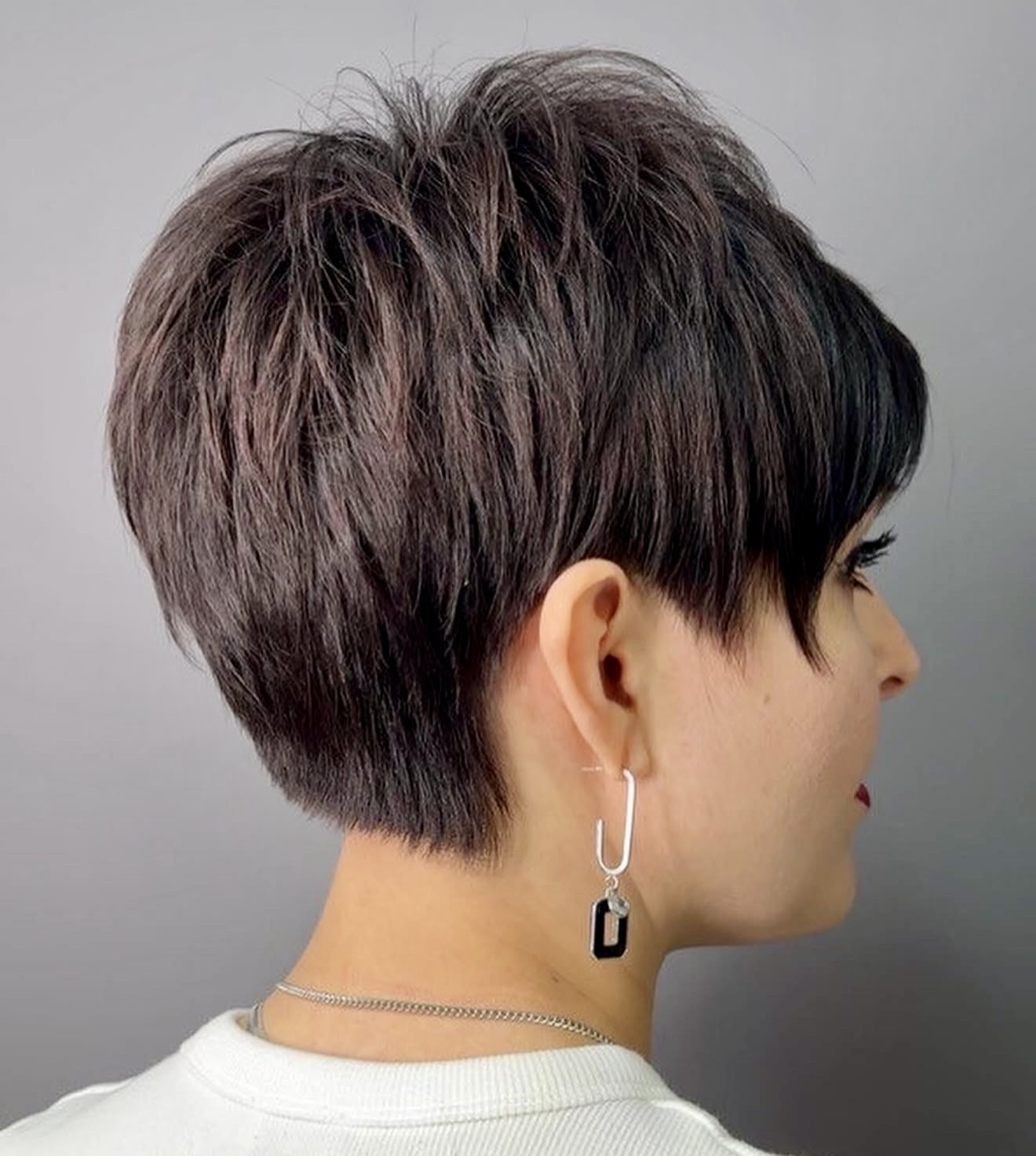 Layered Textured Pixie With Undercut