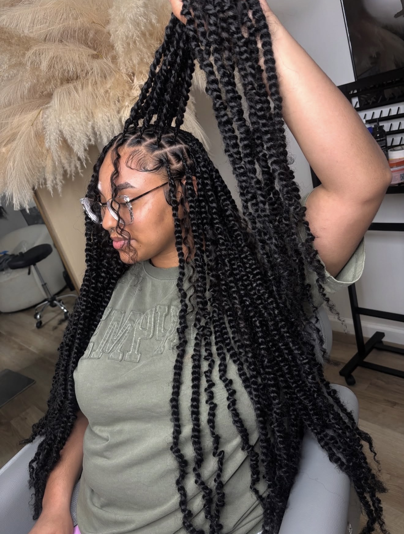 Long Passion Twists With Defined Edges