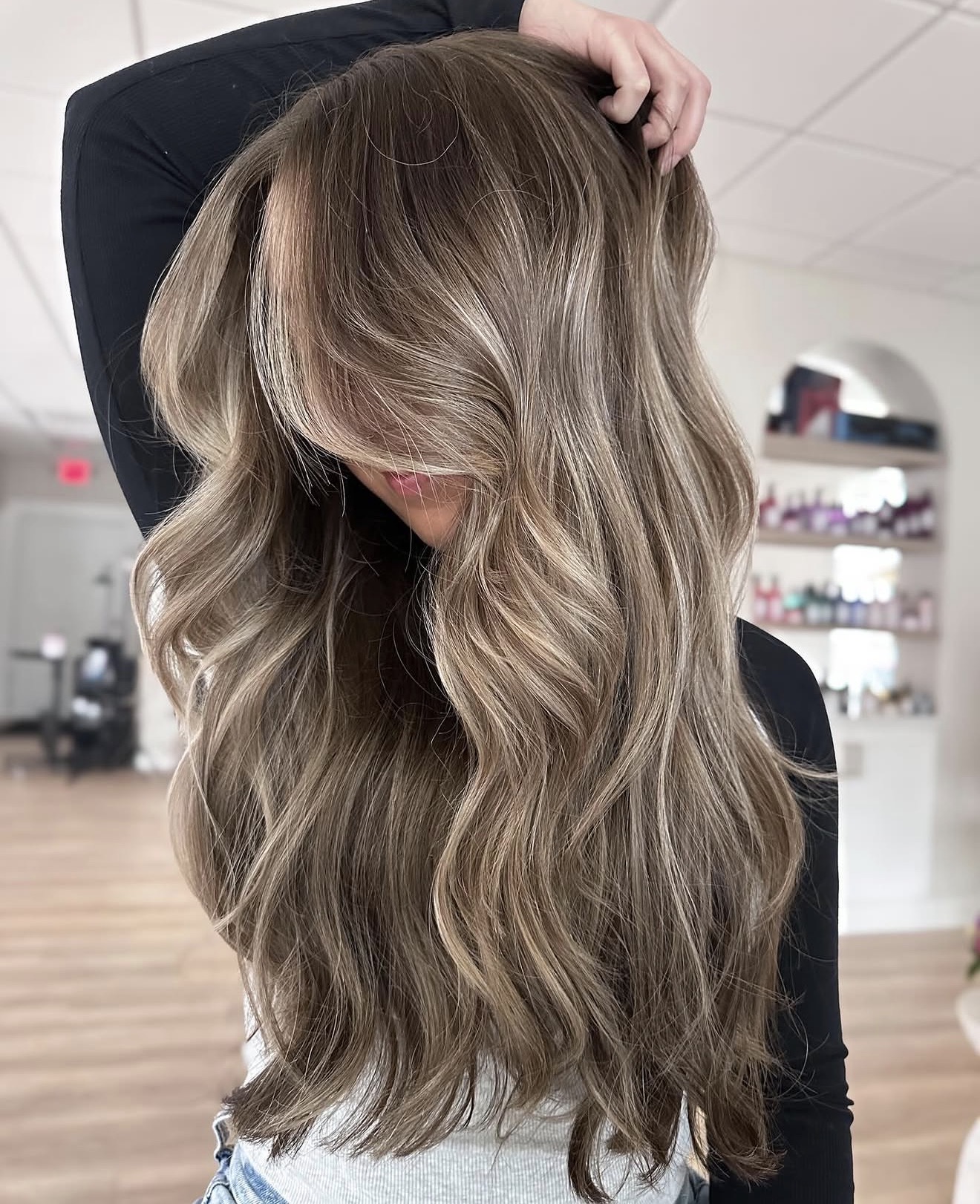 Loose Waves Dirty Blonde Balayage