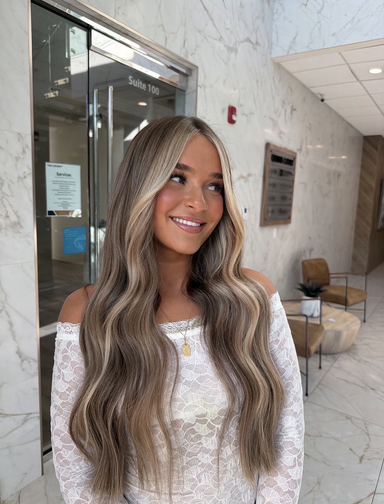 Mushroom Balayage With Face-Framing Layers