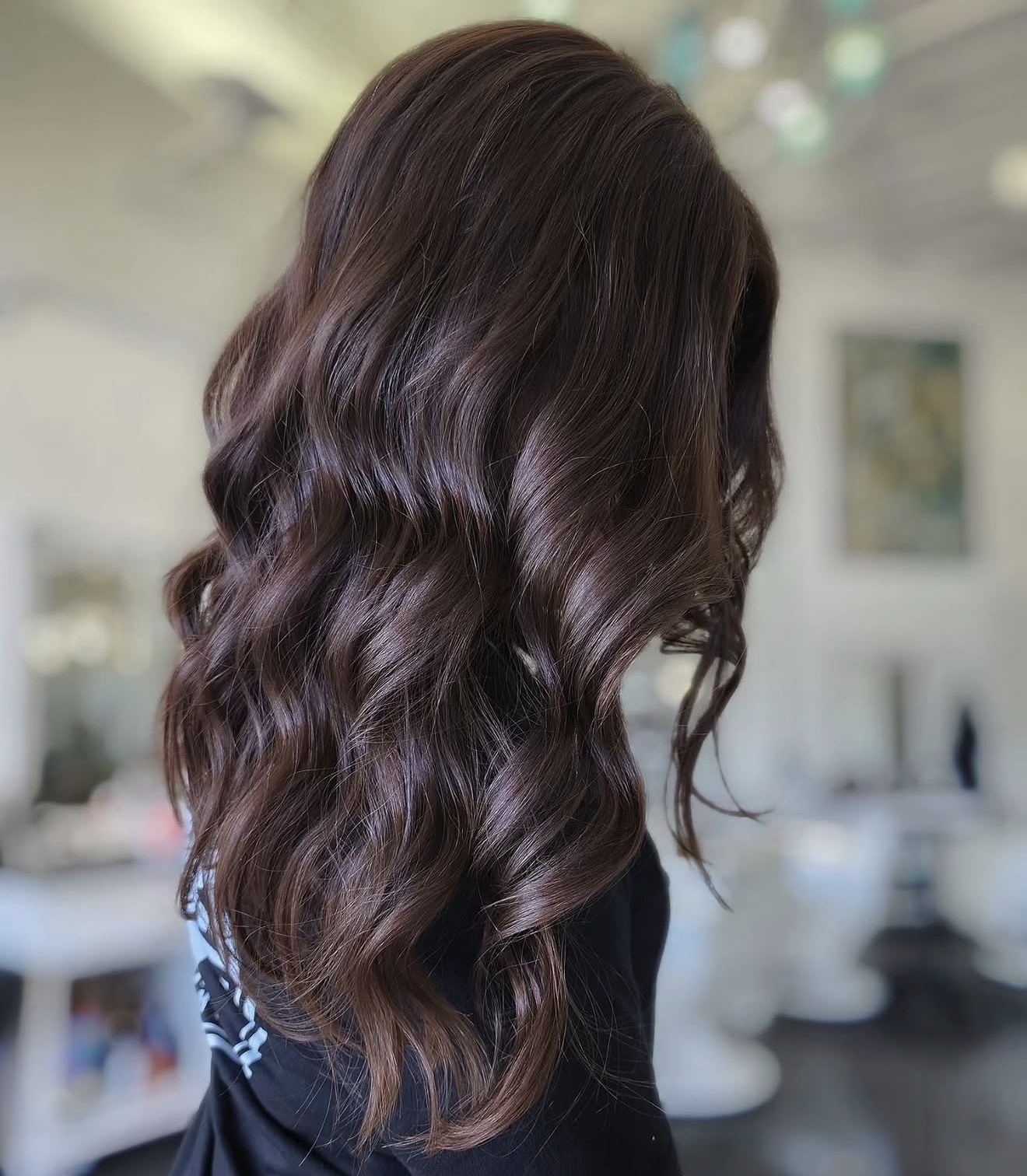 Rich Chocolate Brown Loose Waves