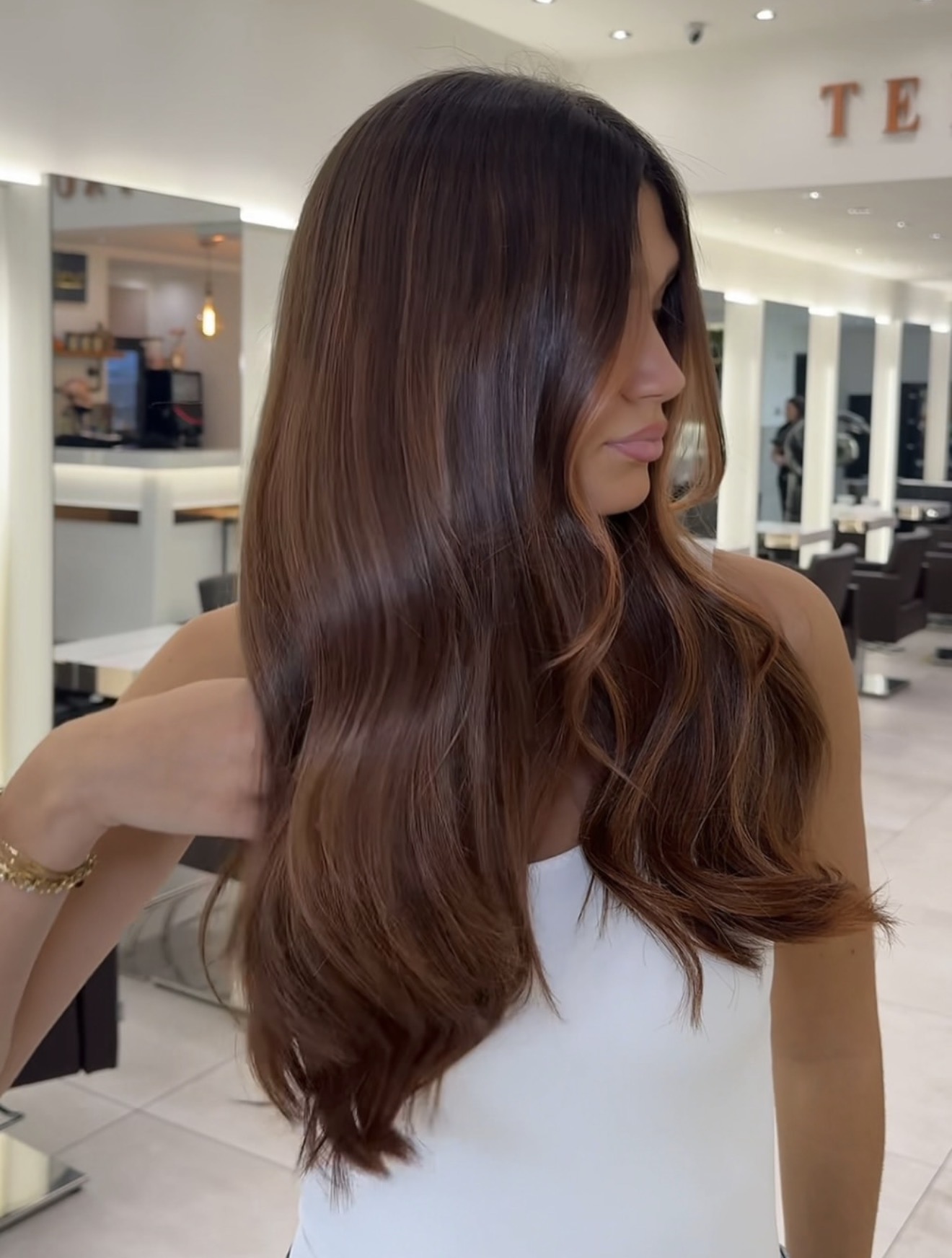 Rich Chocolate Brown With Subtle Auburn Tones