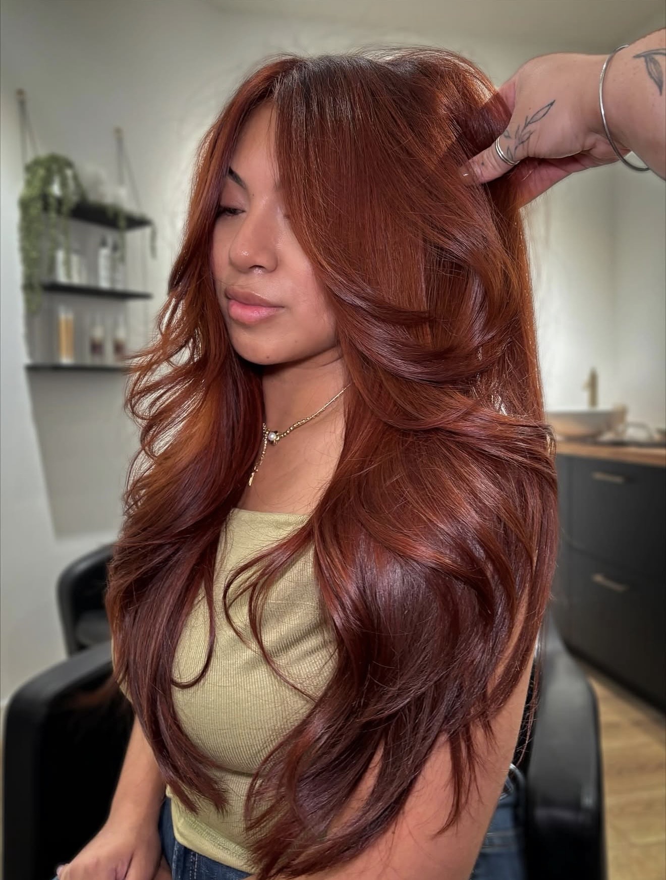 Rich Cinnamon Swirl Layered Waves