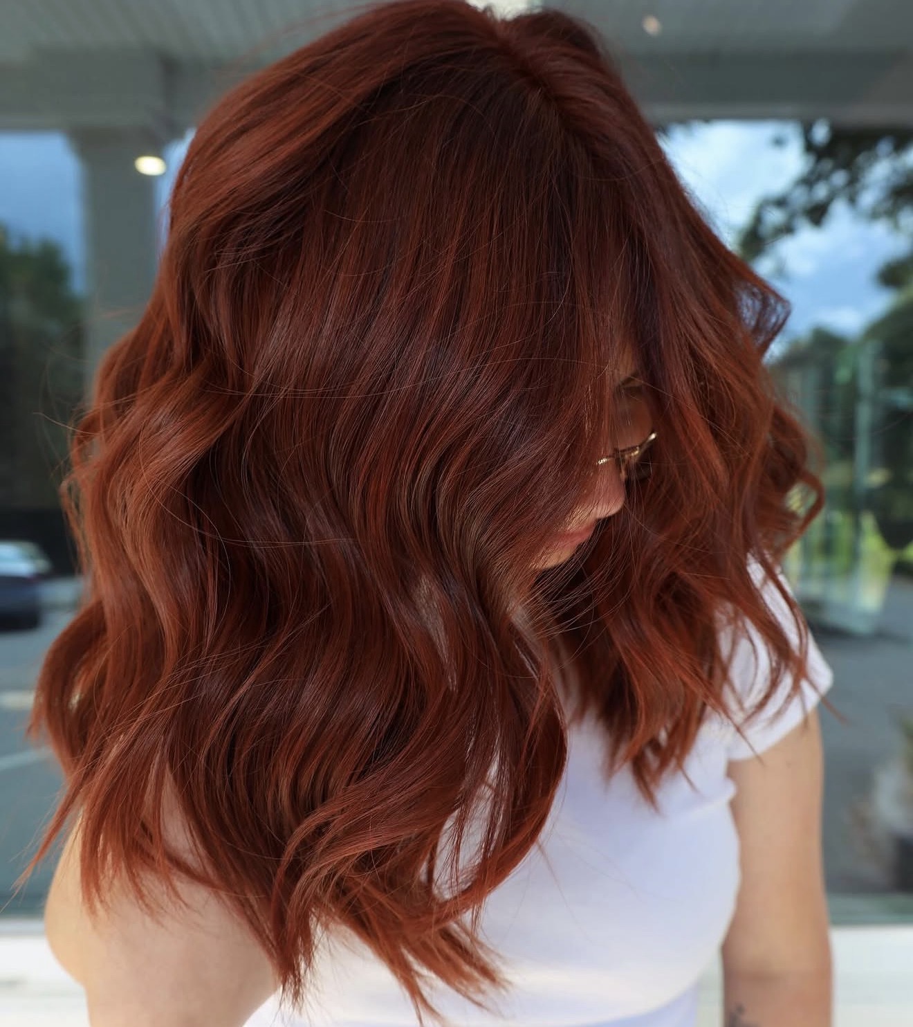 Rich Copper Auburn Waves For Fall