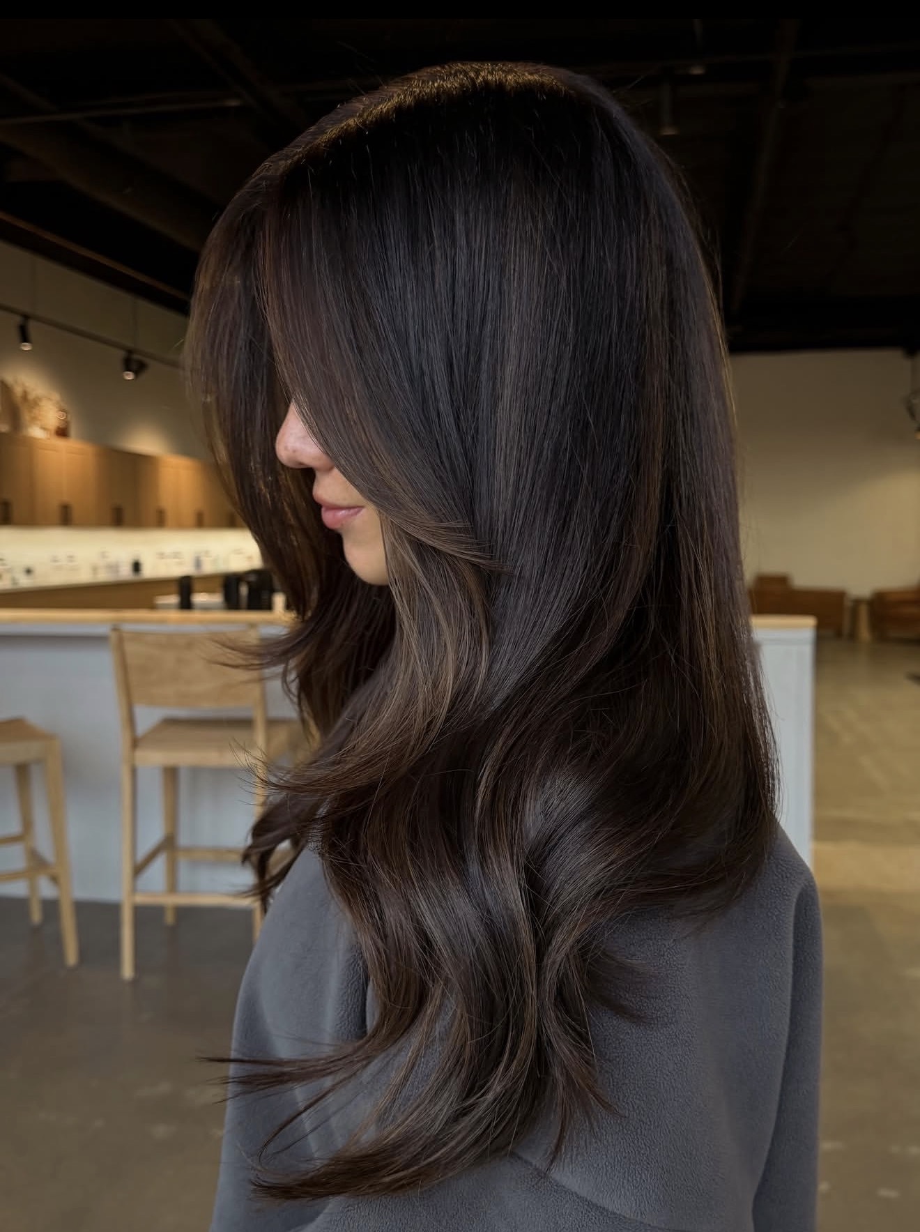 Rich Espresso With Subtle Chocolate Balayage
