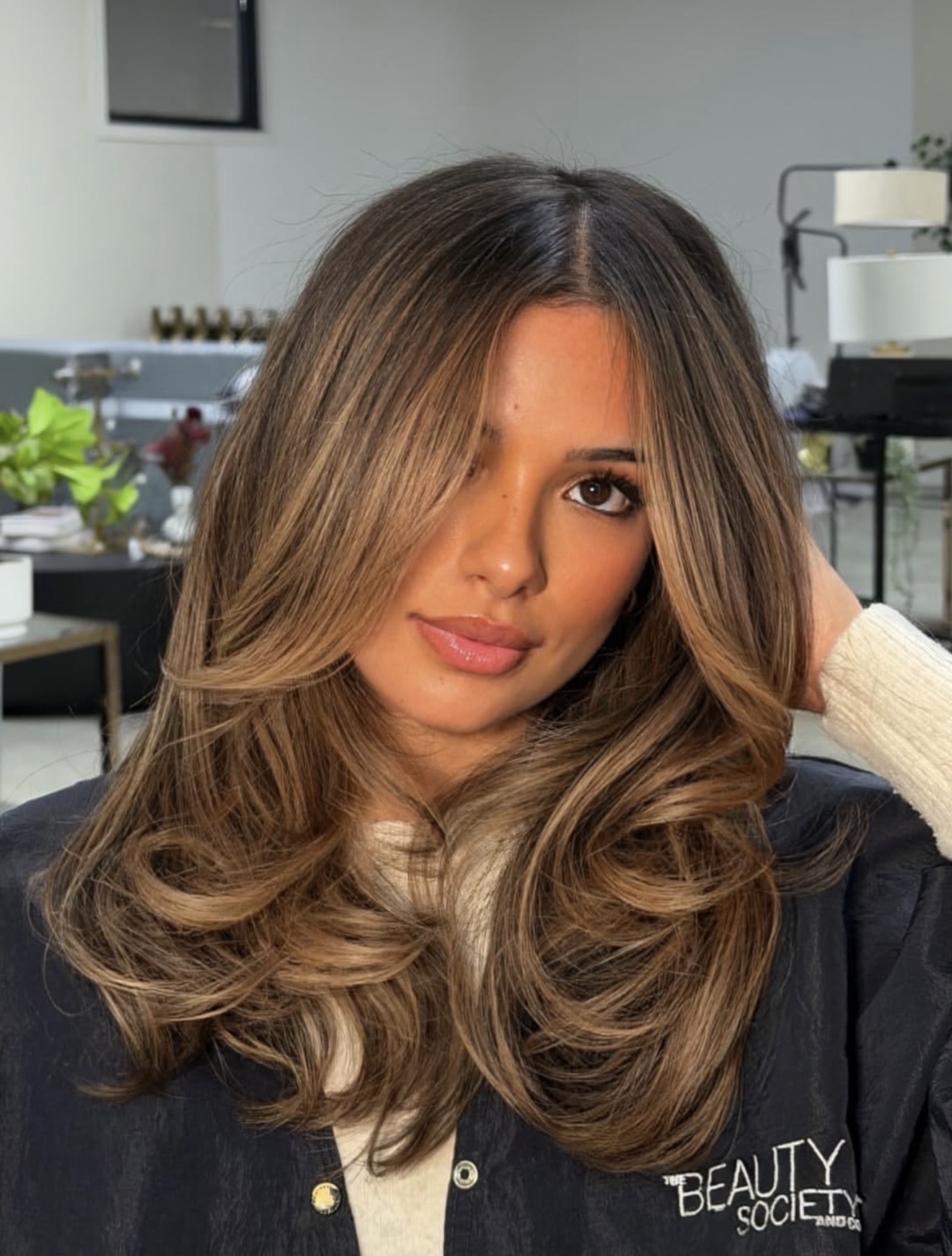 Rich Mushroom Brown With Subtle Caramel Highlights