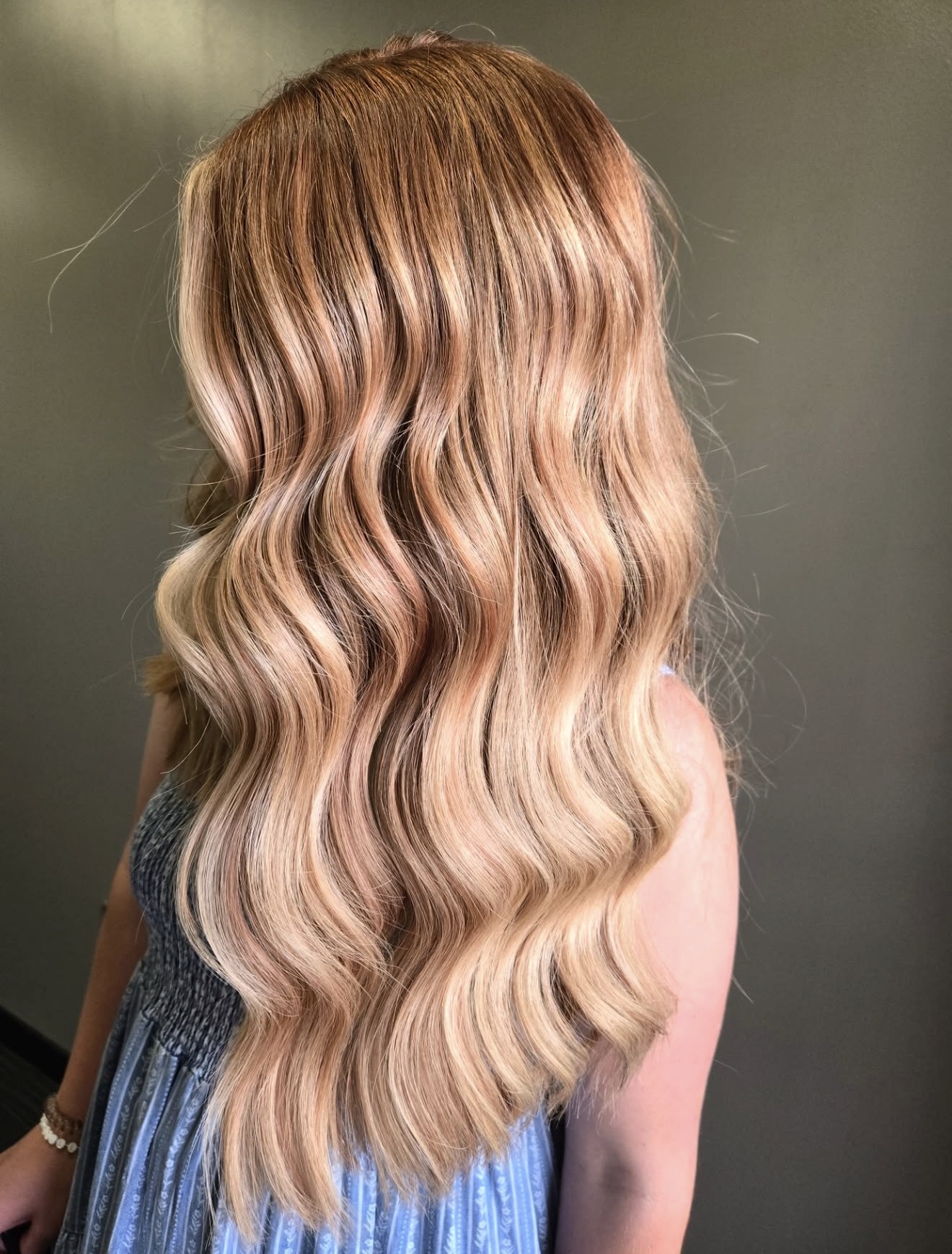 Strawberry Blonde Hair With Loose Waves