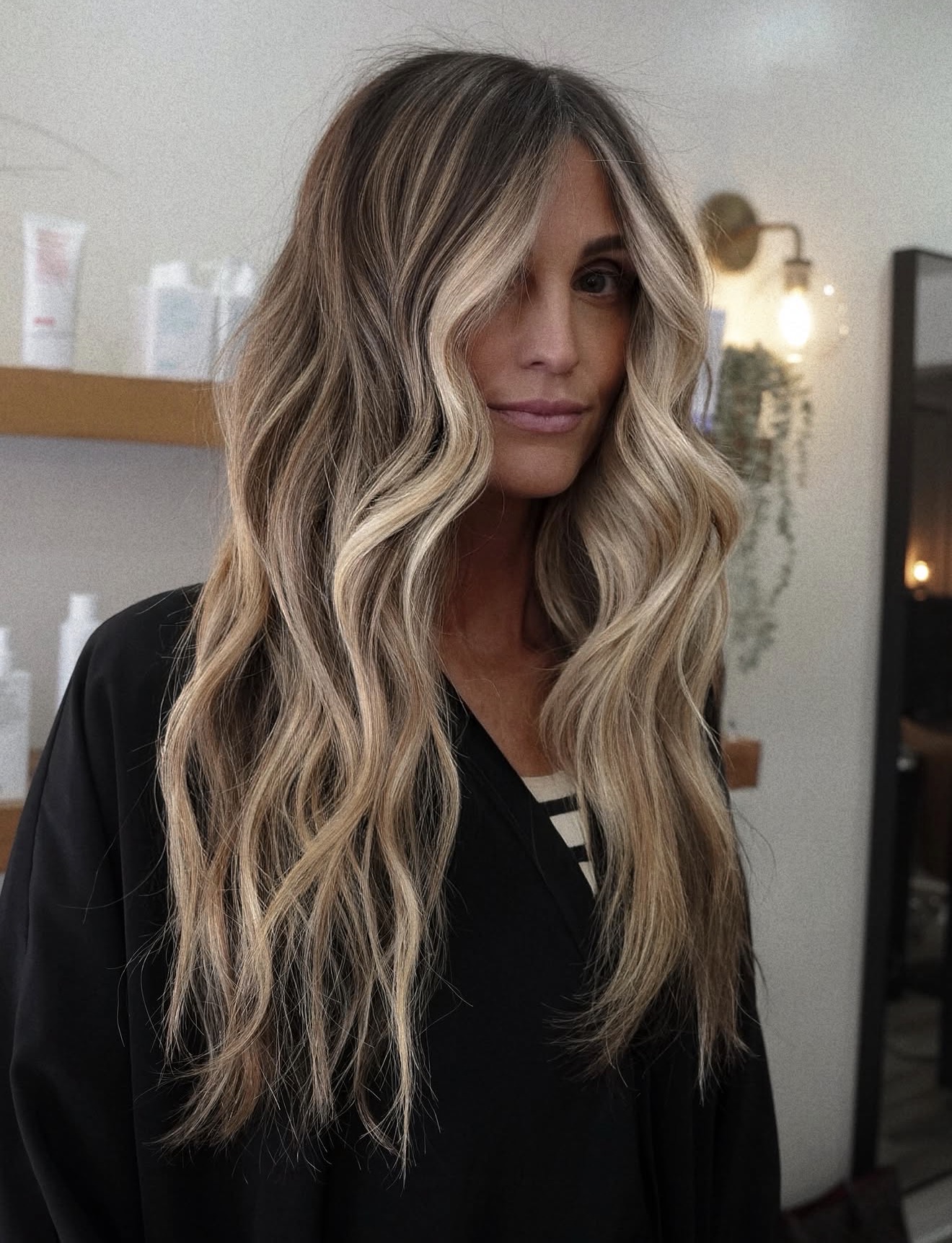 Sun-Kissed Blonde Balayage With Beachy Waves