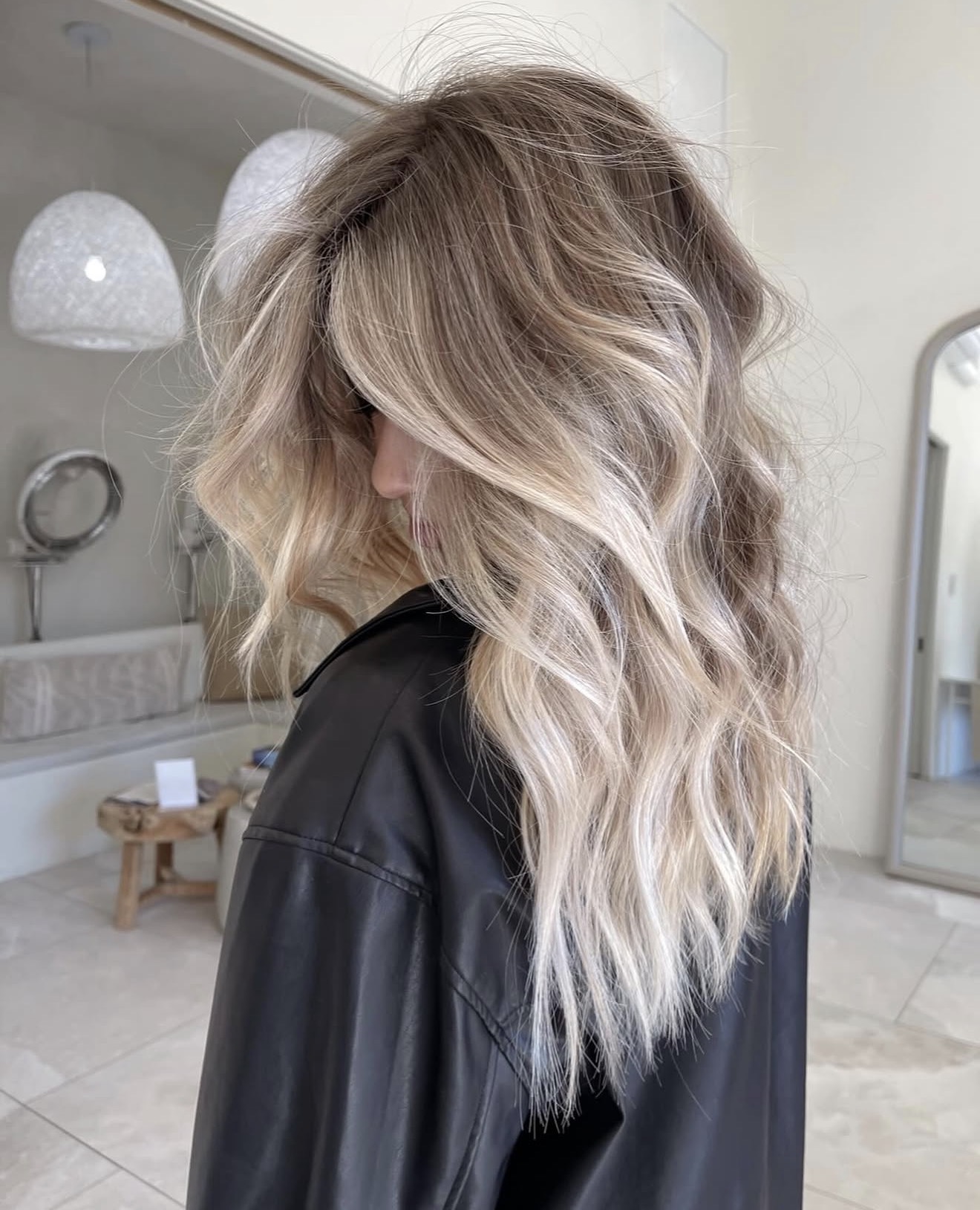 Sun-Kissed Blonde Balayage With Beachy Waves