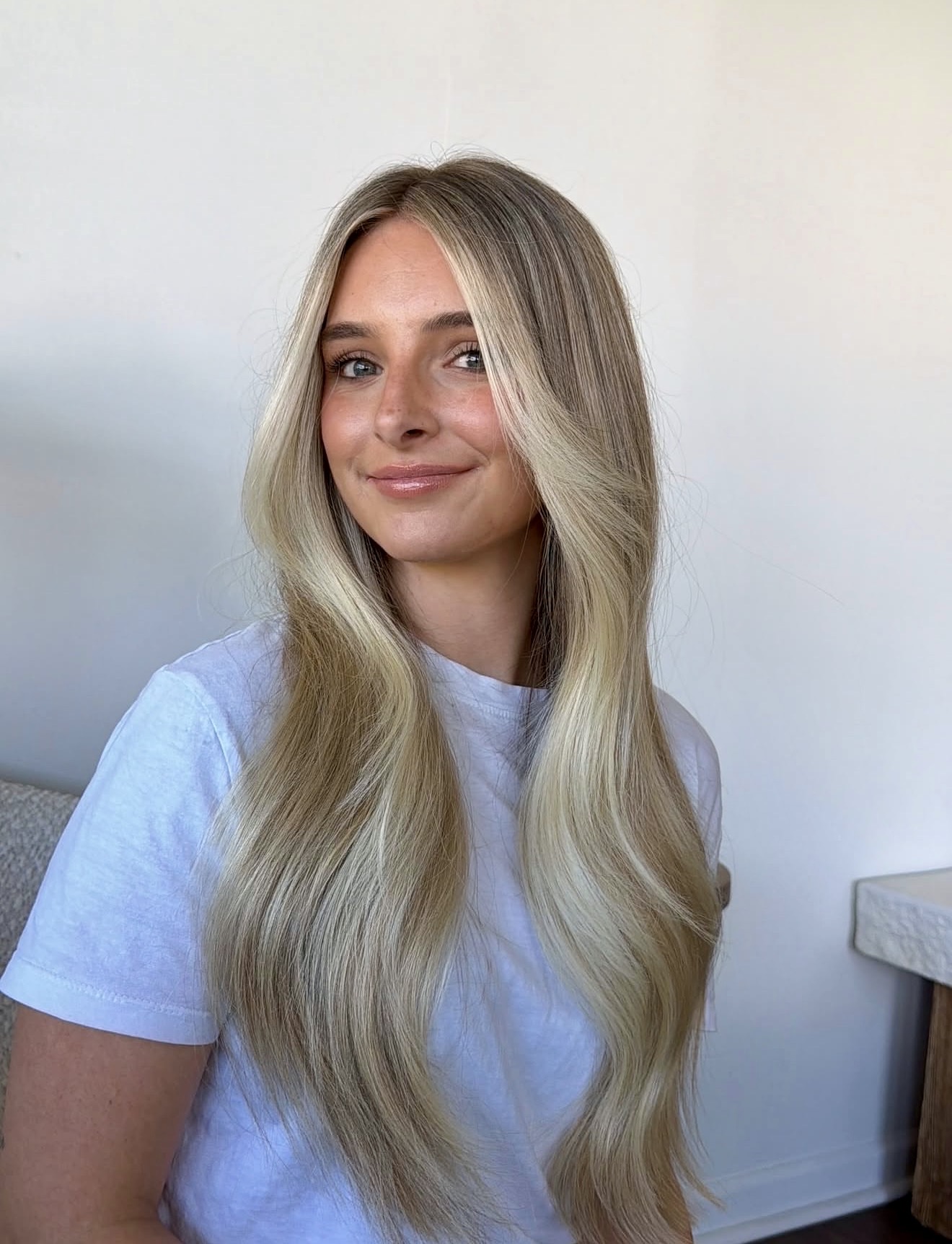 Sun-Kissed Blonde Layers With Face-Framing Flow