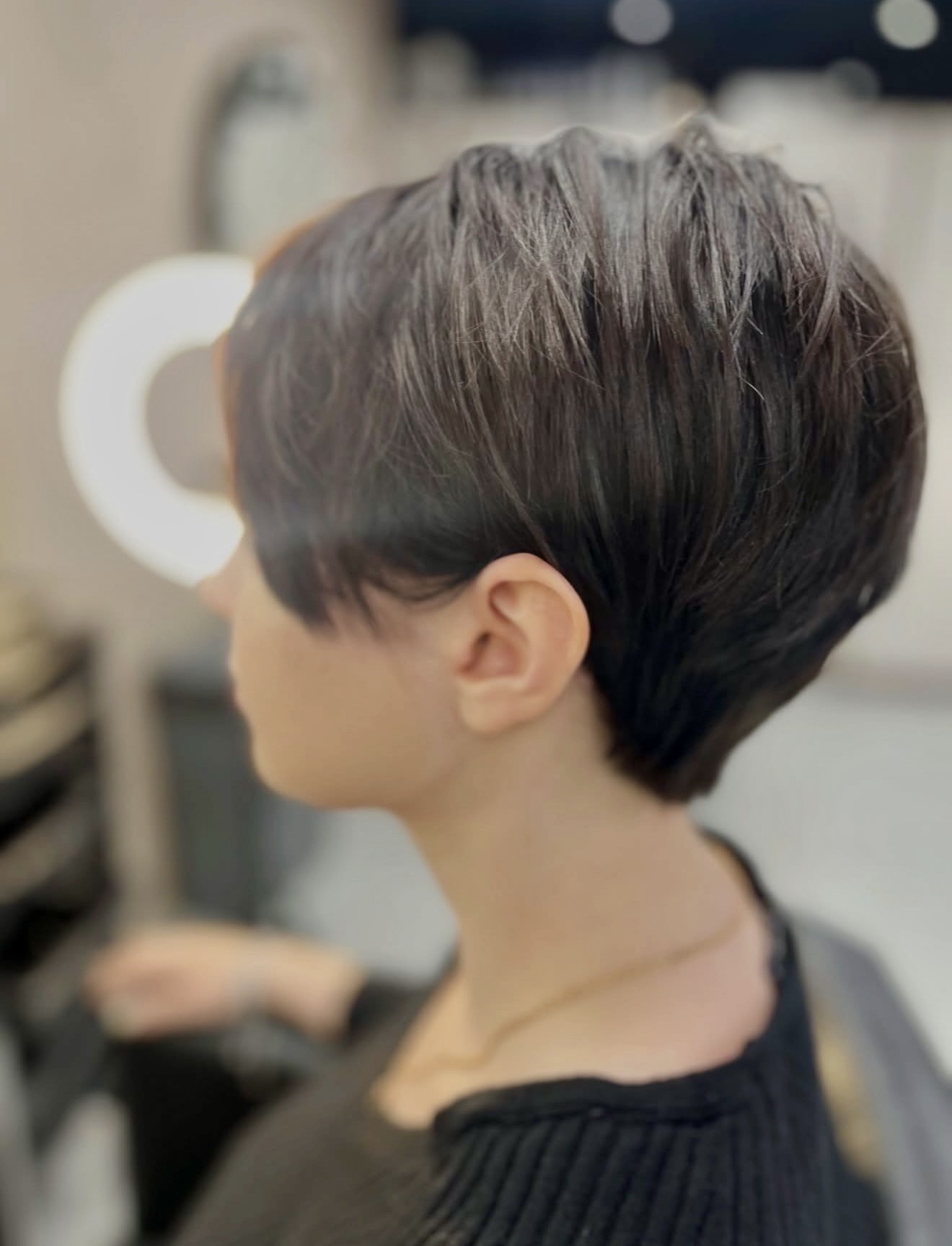 Textured Dark Pixie With Defined Layers