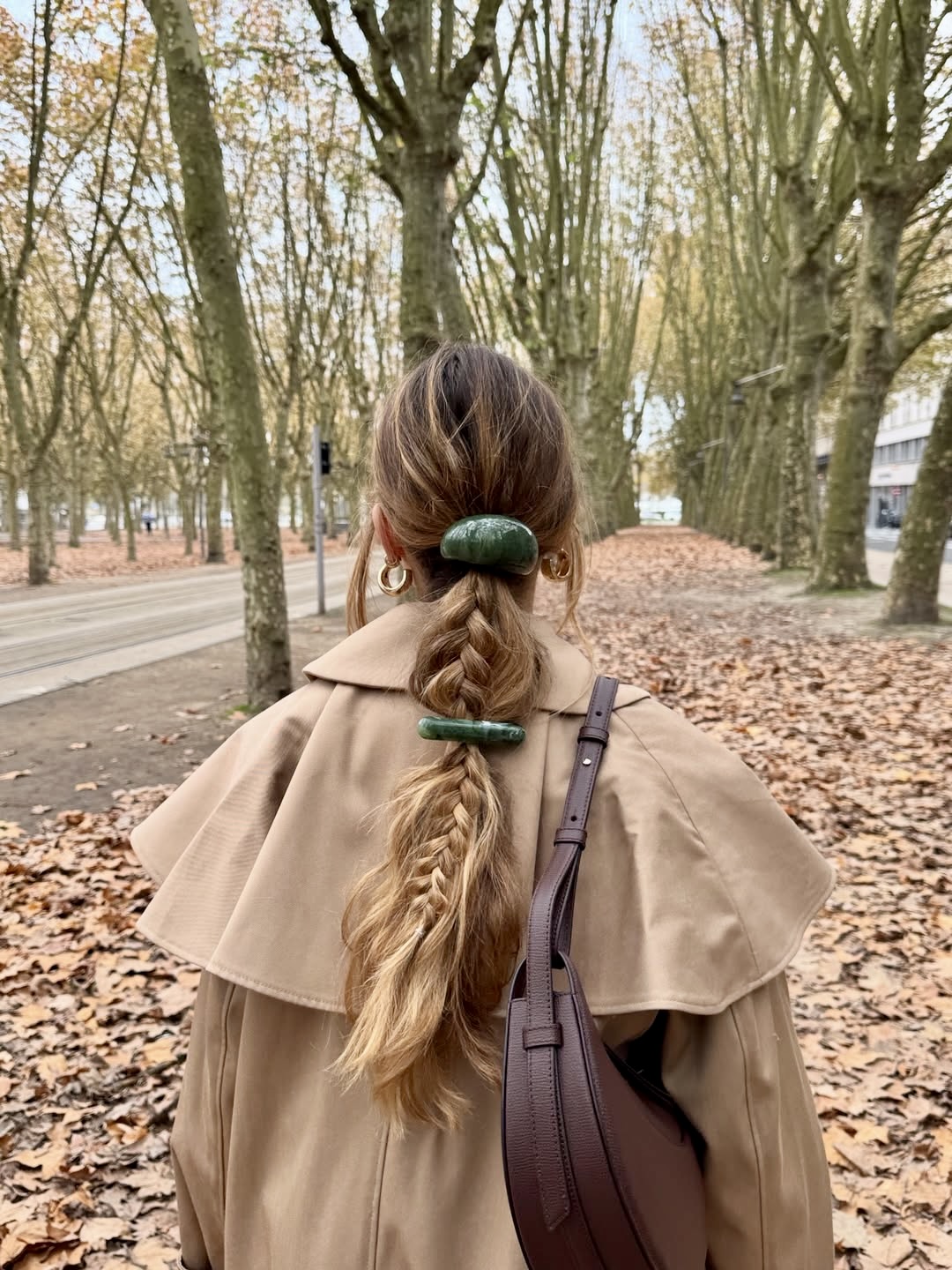Textured Fishtail Braid With Claw Clip Accents
