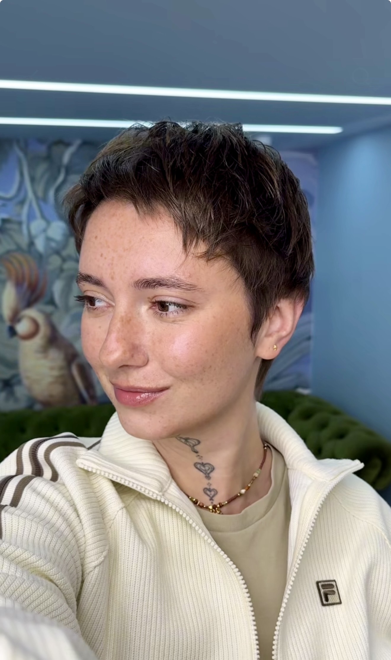 Textured Pixie Cut With Effortless Sweep