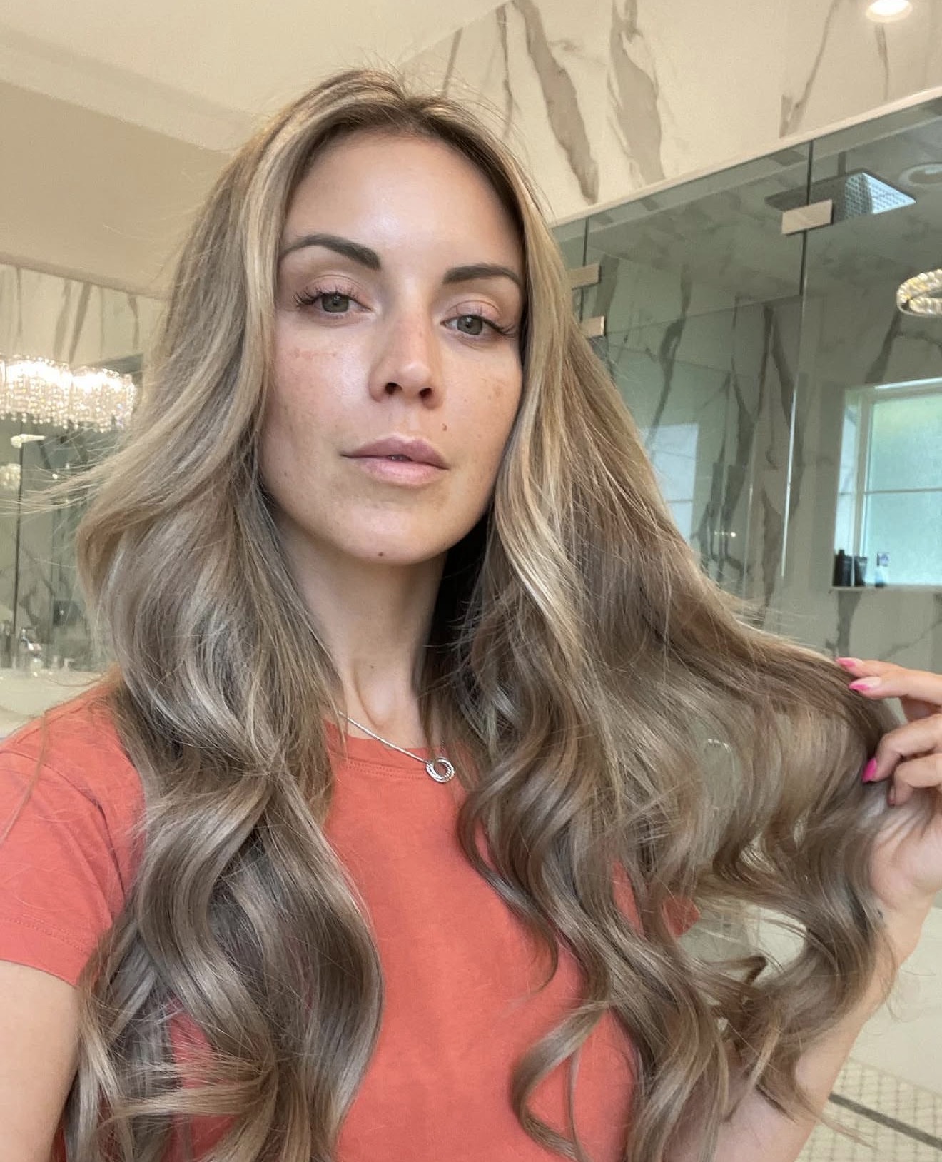 Tousled Dirty Blonde Waves With Dimension