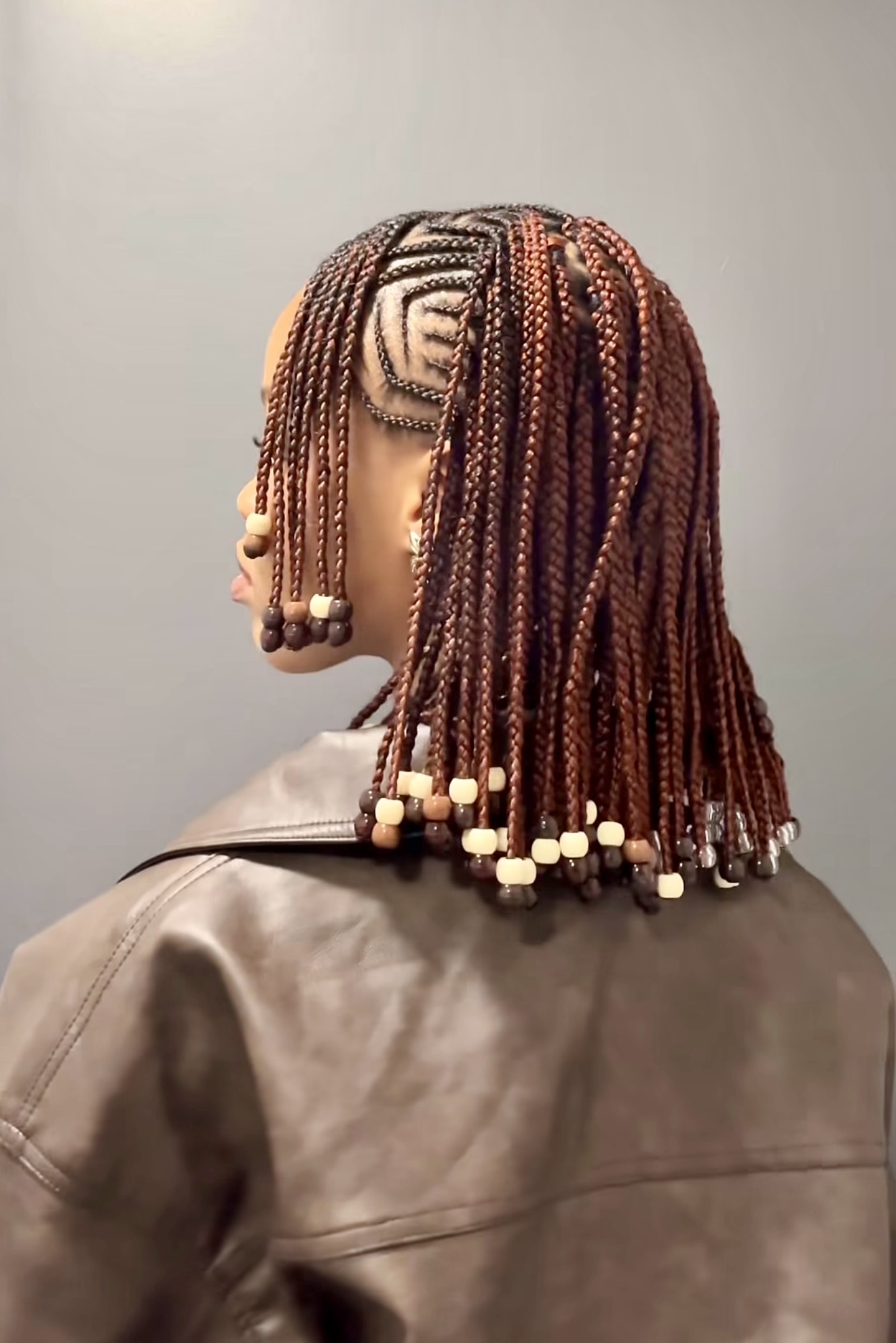 Tribal Braids With Wooden Beads