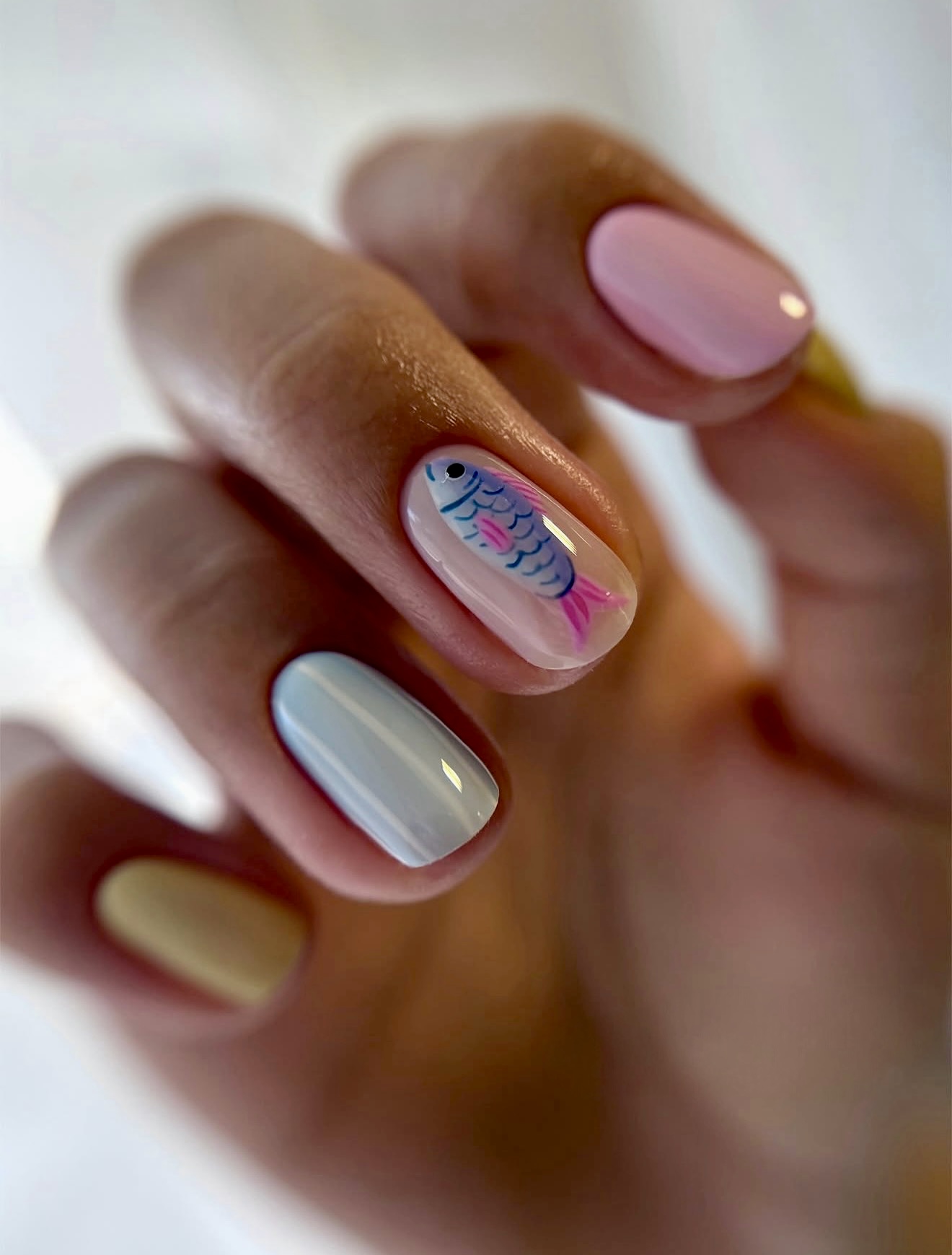 Whimsical Fish with Pastel Accents